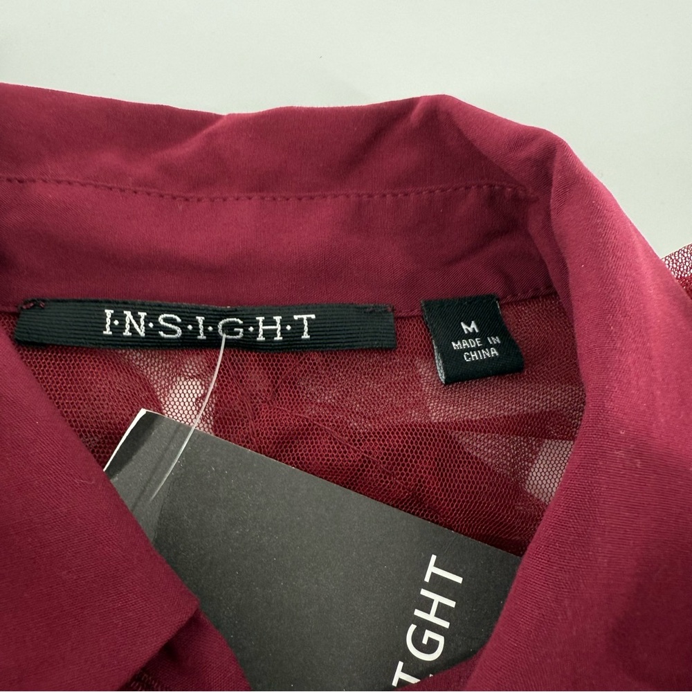 Insight Ruffled Long Sleeve Button Down Shirt - Picture 7 of 8